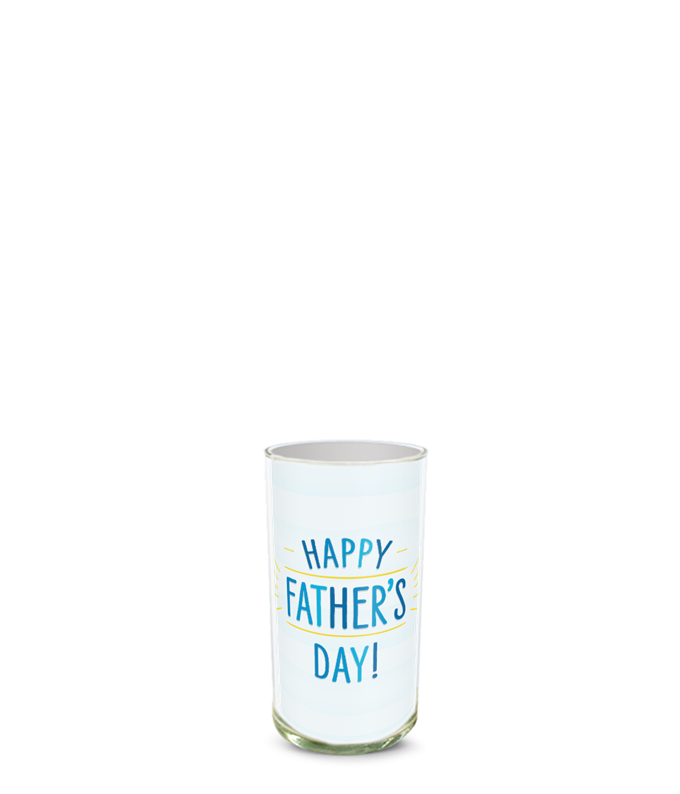 Partial image of Custom Photo Vase without flowers.