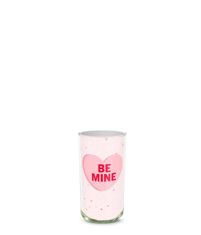 Partial image of Custom Photo Vase without flowers.